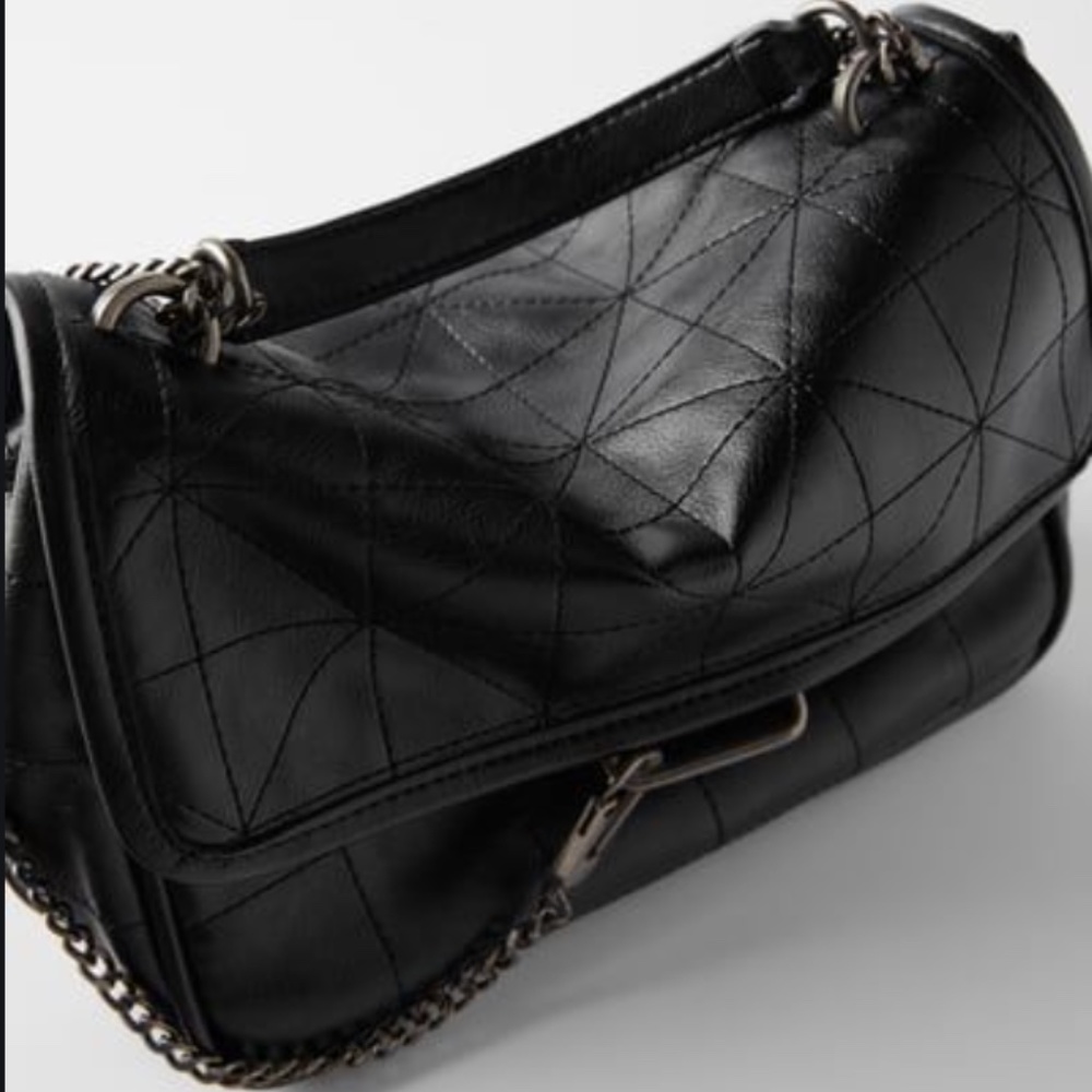 Zara soft Rocker Crossbody Bag